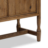 Bari Bar Cabinet, Weathered Oak by Amber Lewis x Four Hands-Furniture - Storage-High Fashion Home