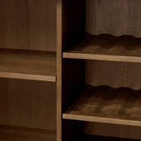 Bari Bar Cabinet, Weathered Oak by Amber Lewis x Four Hands-Furniture - Storage-High Fashion Home