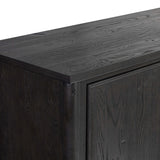 Bari Bar Cabinet, Smoked Black by Amber Lewis x Four Hands-Furniture - Storage-High Fashion Home