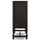 Bari Bar Cabinet, Smoked Black by Amber Lewis x Four Hands-Furniture - Storage-High Fashion Home