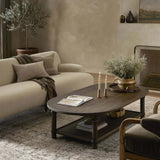 Charnes Coffee Table, Antique Belgium Bleach by Amber Lewis x Four Hands-Furniture - Accent Tables-High Fashion Home