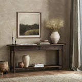Charnes Console Table, Aged Belgium Bleach by Amber Lewis x Four Hands-Furniture - Accent Tables-High Fashion Home