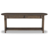 Charnes Console Table, Aged Belgium Bleach by Amber Lewis x Four Hands-Furniture - Accent Tables-High Fashion Home
