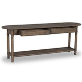 Charnes Console Table, Aged Belgium Bleach by Amber Lewis x Four Hands-Furniture - Accent Tables-High Fashion Home