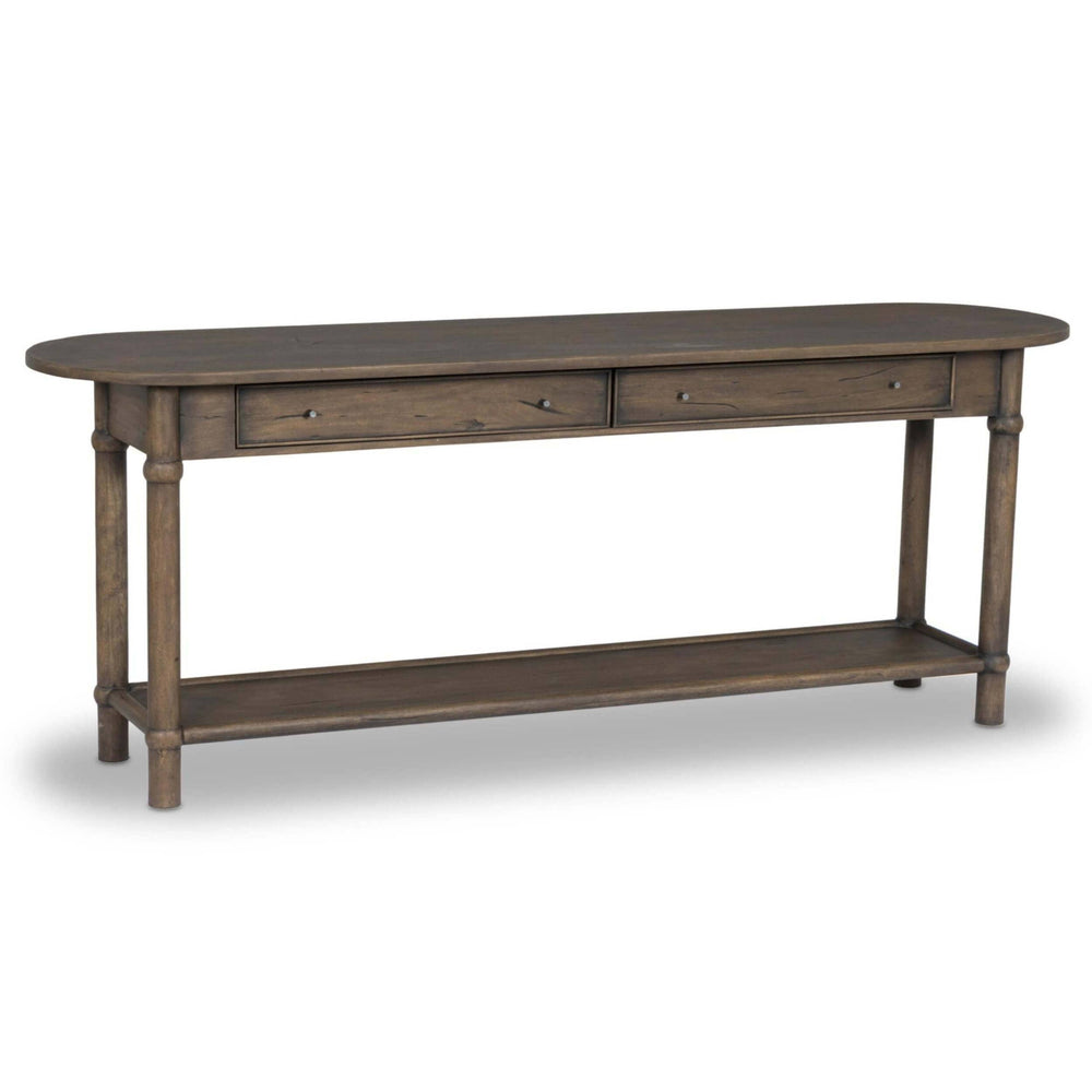 Charnes Console Table, Aged Belgium Bleach by Amber Lewis x Four Hands-Furniture - Accent Tables-High Fashion Home