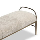Demi Accent Bench, Beige by Amber Lewis x Four Hands-Furniture - Benches-High Fashion Home