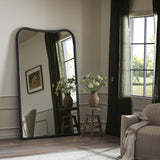 Patz Floor Mirror, Black Antique by Amber Lewis x Four Hands-Accessories-High Fashion Home