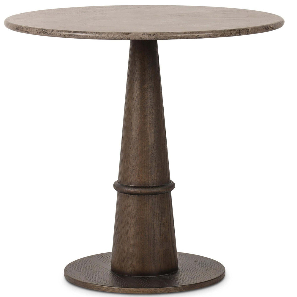 Goetz Bistro Table, Warm Grey Marble by Four Hands-Furniture - Dining-High Fashion Home