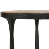 Billings End Table, Rust by Amber Lewis x Four Hands-Furniture - Accent Tables-High Fashion Home