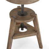Addy Stool, Bleached Elm by Amber Lewis x Four Hands-Furniture - Dining-High Fashion Home
