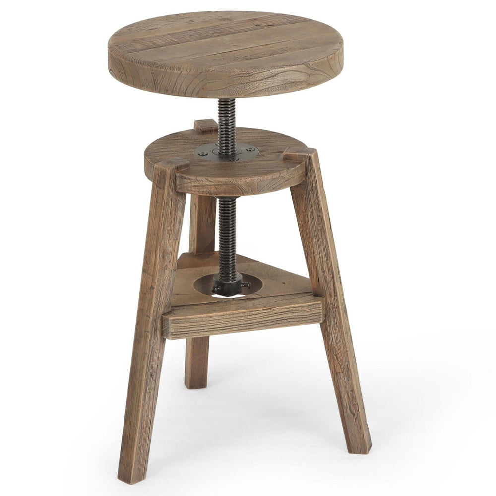 Addy Stool, Bleached Elm by Amber Lewis x Four Hands-Furniture - Dining-High Fashion Home