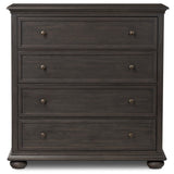 Geoffrey Tall Dresser, Smoked Black by Amber Lewis x Four Hands-Furniture - Storage-High Fashion Home