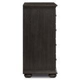 Geoffrey Tall Dresser, Smoked Black by Amber Lewis x Four Hands-Furniture - Storage-High Fashion Home
