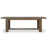Lumi 98" Outdoor Dining Table, Toasted Brown by Amber Lewis x Four Hands-Furniture - Outdoor-High Fashion Home