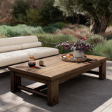 Lumi Outdoor Coffee Table, Toasted Brown by Amber Lewis x Four Hands-Furniture - Outdoor-High Fashion Home