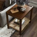 Gabriella End Table, Brown Mindi by Amber Lewis x Four Hands-Furniture - Accent Tables-High Fashion Home