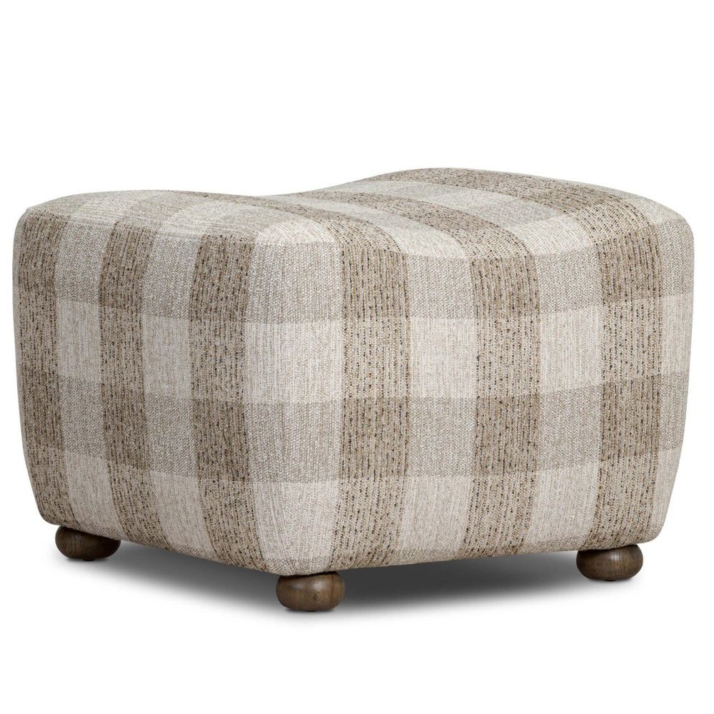 Kylo Ottoman, Dresden Pebble by Amber Lewis x Four Hands-Furniture - Benches-High Fashion Home