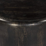 Venetia Outdoor End Table, Distressed Bronze by Amber Lewis x Four Hands-Furniture - Outdoor-High Fashion Home