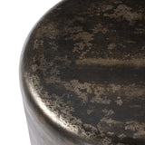 Venetia Outdoor End Table, Distressed Bronze by Amber Lewis x Four Hands-Furniture - Outdoor-High Fashion Home