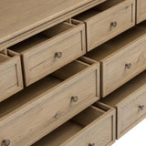Geoffrey Wide Dresser, Worn Oak by Amber Lewis x Four Hands-Furniture - Storage-High Fashion Home
