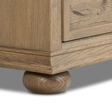 Geoffrey Wide Dresser, Worn Oak by Amber Lewis x Four Hands-Furniture - Storage-High Fashion Home