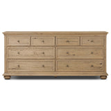 Geoffrey Wide Dresser, Worn Oak by Amber Lewis x Four Hands-Furniture - Storage-High Fashion Home