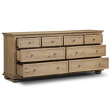 Geoffrey Wide Dresser, Worn Oak by Amber Lewis x Four Hands-Furniture - Storage-High Fashion Home