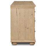 Geoffrey Wide Dresser, Worn Oak by Amber Lewis x Four Hands-Furniture - Storage-High Fashion Home
