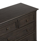 Geoffrey Wide Dresser, Smoked Black by Amber Lewis x Four Hands-Furniture - Storage-High Fashion Home