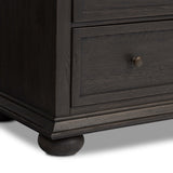 Geoffrey Wide Dresser, Smoked Black by Amber Lewis x Four Hands-Furniture - Storage-High Fashion Home