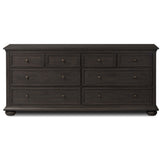 Geoffrey Wide Dresser, Smoked Black by Amber Lewis x Four Hands-Furniture - Storage-High Fashion Home