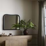 Patz Mantel Mirror, Black Antique by Amber Lewis x Four Hands-Accessories-High Fashion Home