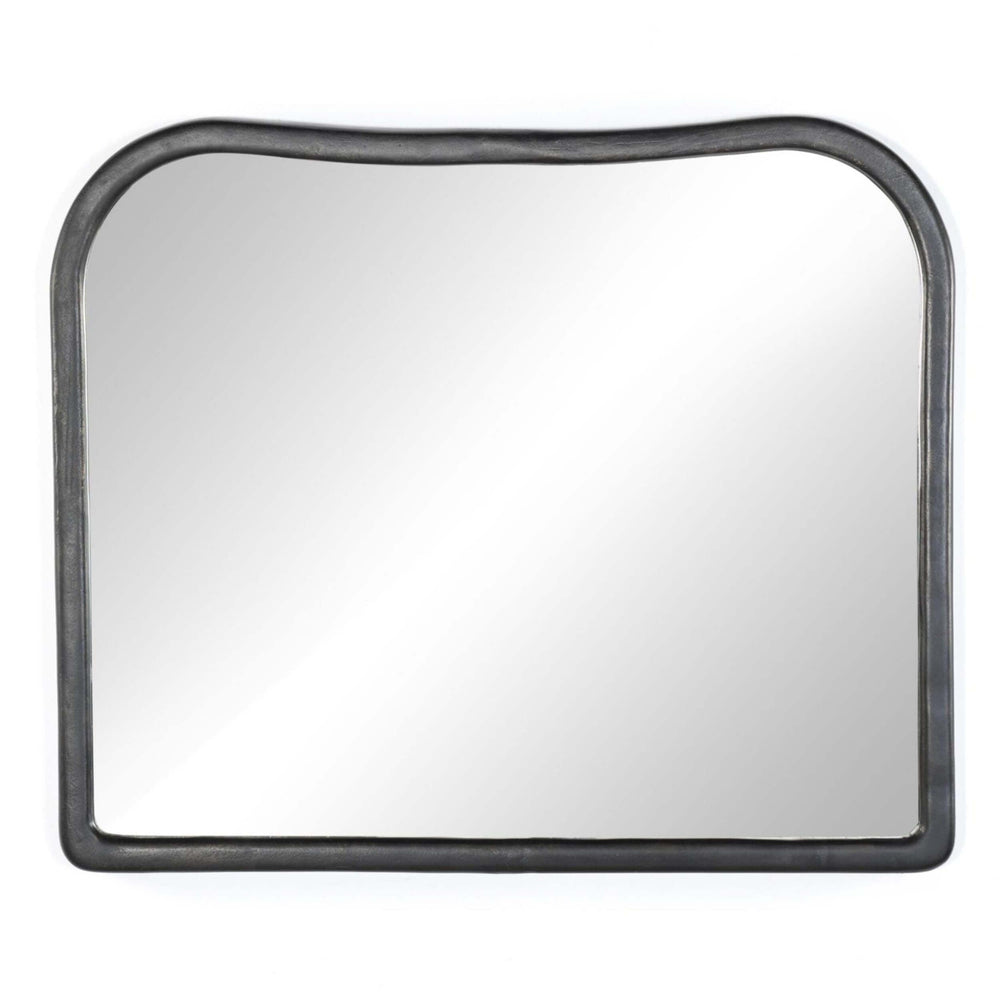 Patz Mantel Mirror, Black Antique by Amber Lewis x Four Hands-Accessories-High Fashion Home