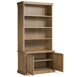 Dumont Bookcase, Worn Oak by Amber Lewis x Four Hands-Furniture - Storage-High Fashion Home
