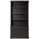 Dumont Bookcase, Smoked Black by Amber Lewis x Four Hands-Furniture - Storage-High Fashion Home