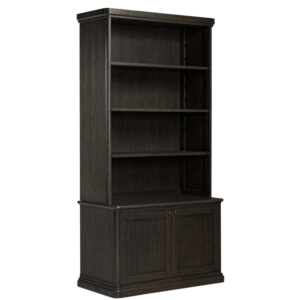Dumont Bookcase, Smoked Black by Amber Lewis x Four Hands-Furniture - Storage-High Fashion Home