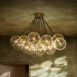 Cloud Chandelier, Burnished Brass-Lighting-High Fashion Home