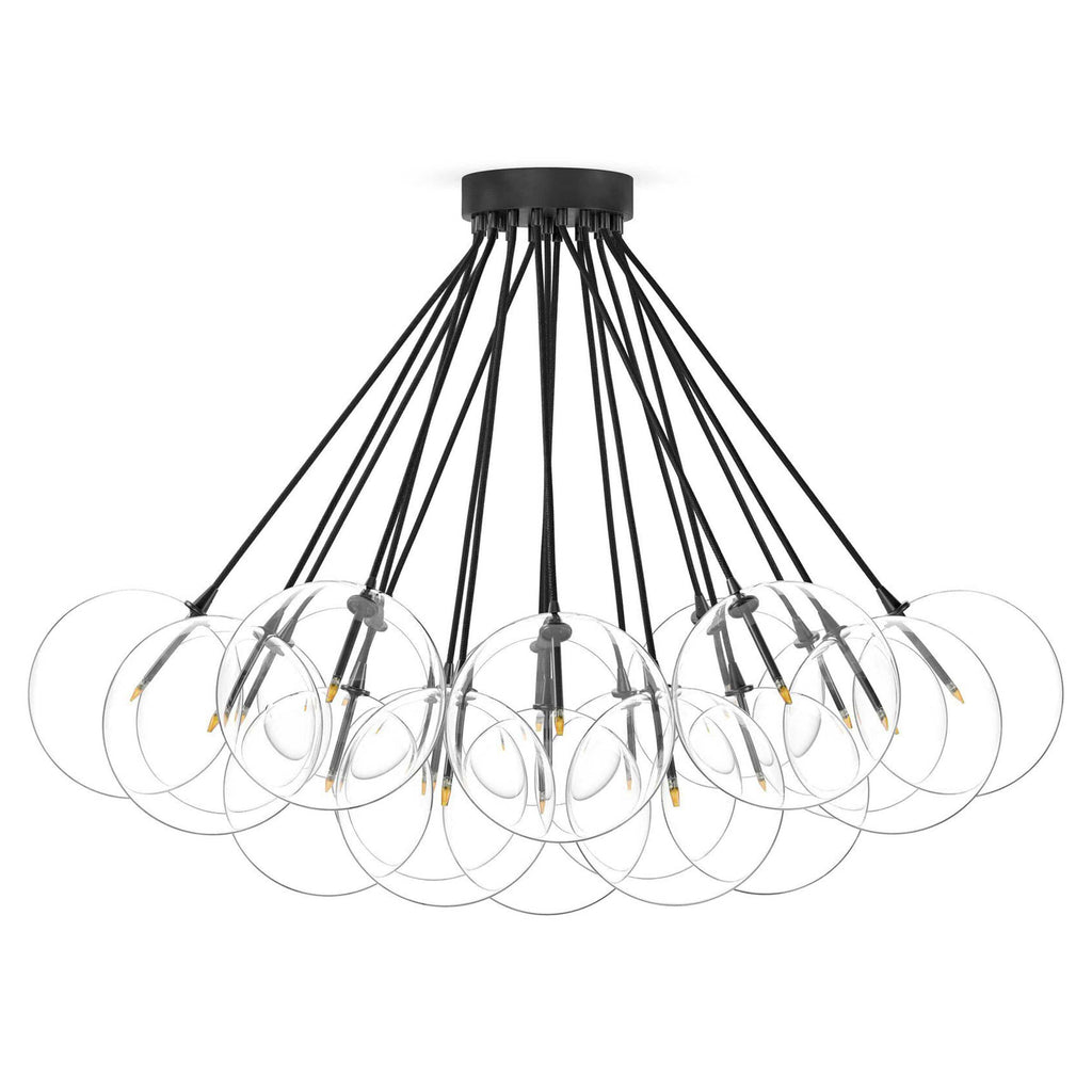 Cloud Chandelier, Black Gumetal High Fashion Home