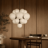 Nova Chandelier, Black Gunmetal/Marble Glass by Four Hands-Lighting-High Fashion Home