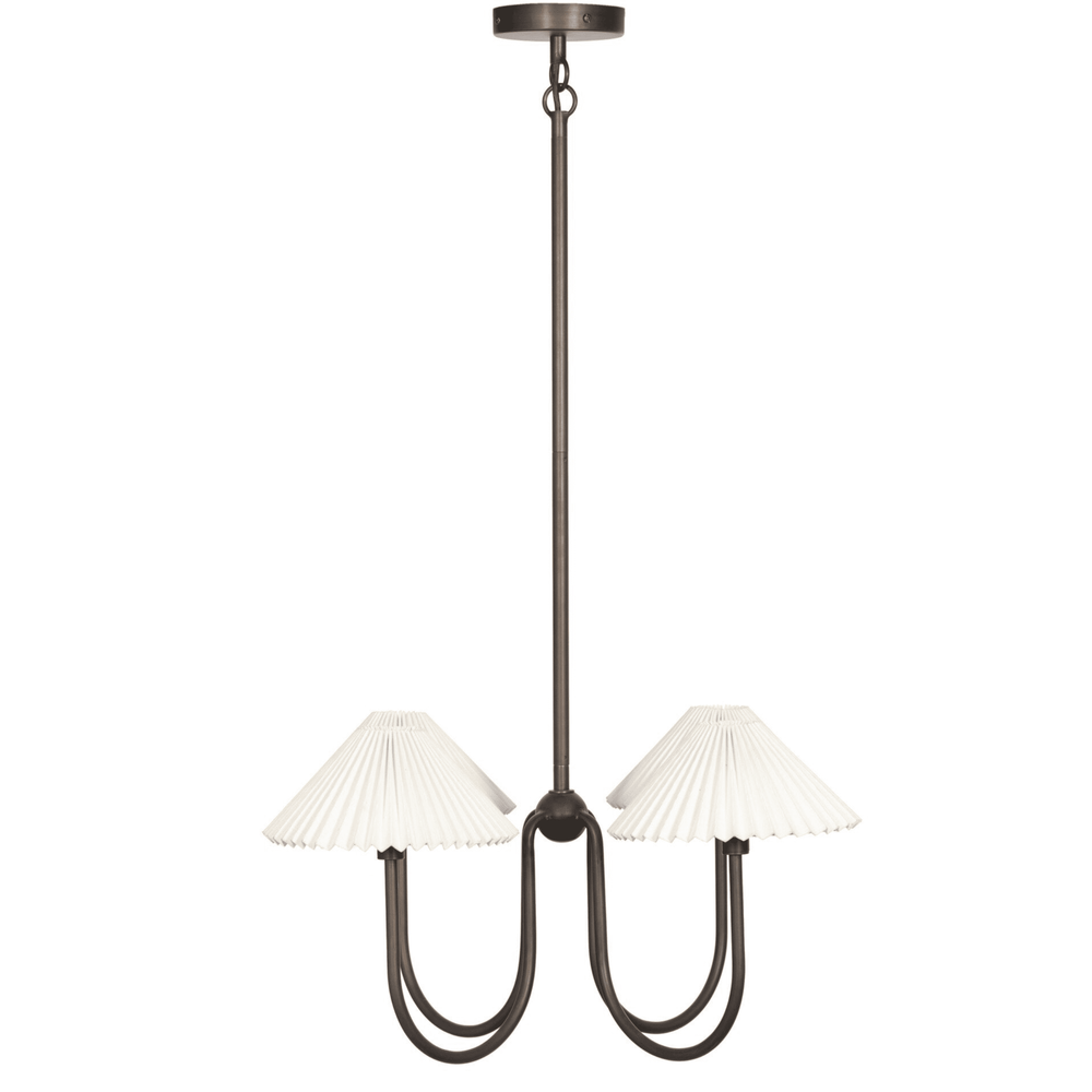 Ashby Chandelier, Bronze by Four Hands-Lighting-High Fashion Home