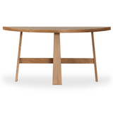 Fara Console Table, Light Brown by Four Hands-Furniture - Accent Tables-High Fashion Home