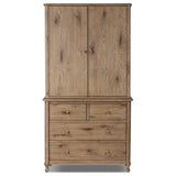 Pika Armoire, Weathered Oak by Four Hands-Furniture - Storage-High Fashion Home