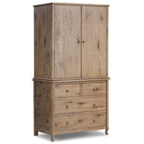 Pika Armoire, Weathered Oak by Four Hands-Furniture - Storage-High Fashion Home