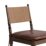 Fayth Dining Chair, Dulane Mahogany, Set of 2 by Amber Lewis x Four Hands-Furniture - Dining-High Fashion Home