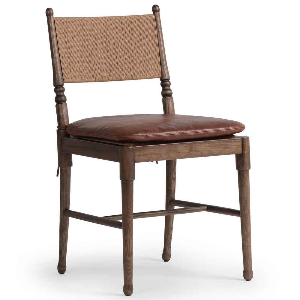 Fayth Dining Chair, Dulane Mahogany, Set of 2 by Amber Lewis x Four Hands-Furniture - Dining-High Fashion Home