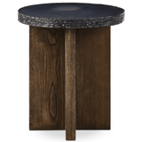 Mezes End Table, Natural Basalt by Four Hands-Furniture - Accent Tables-High Fashion Home