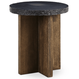 Mezes End Table, Natural Basalt by Four Hands-Furniture - Accent Tables-High Fashion Home