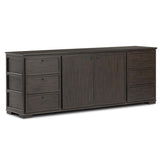 Leora Sideboard, Smoked Black by Four Hands-Furniture - Storage-High Fashion Home