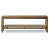 Theodore Media Console, Rustic Amber by Four Hands-Furniture - Storage-High Fashion Home