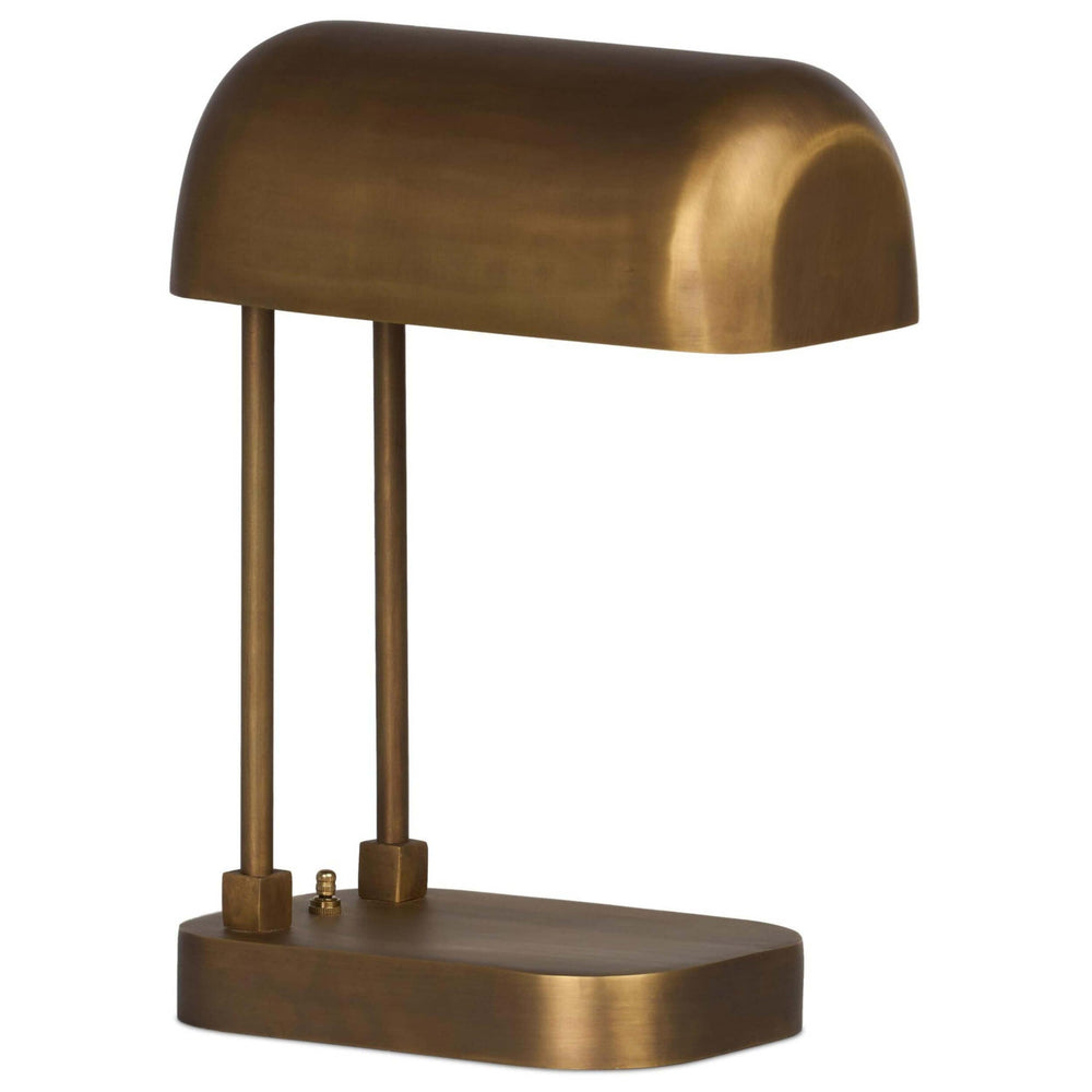 Merlin Table Lamp, Aged Antique Brass by Four Hands-Lighting-High Fashion Home